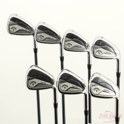 Callaway Elyte Iron Set 5-PW AW UST Recoil Dart HDC 80 Graphite Stiff Right Handed STD