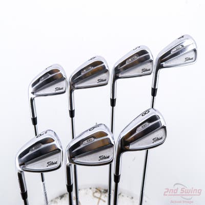 Titleist 2021 T100 Iron Set 4-PW True Temper AMT Tour White Steel Stiff Left Handed +1/4"