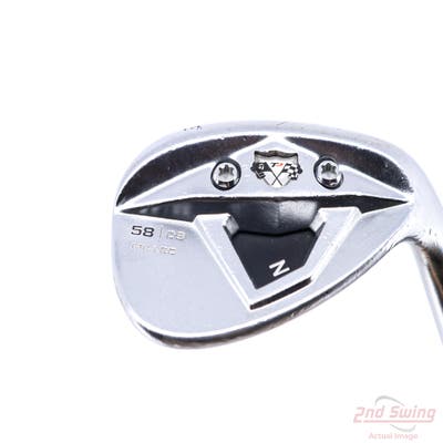 TaylorMade Rac Z Groove TP Black Wedge Lob LW 58° 9 Deg Bounce FST KBS Hi-Rev Steel Wedge Flex Right Handed 35.25in