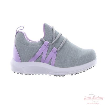 New Womens Golf Shoe Footjoy FJ Leisure Slip-On Medium 6 Gray/Purple MSRP $100