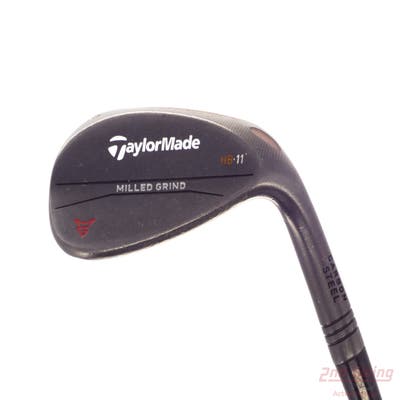TaylorMade Milled Grind Black Wedge Lob LW 60° 11 Deg Bounce HB True Temper Dynamic Gold Steel Wedge Flex Right Handed 35.0in