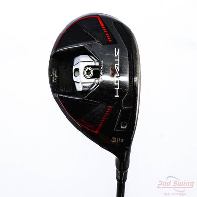 TaylorMade Stealth 2 Plus Fairway Wood 3 Wood 3W 15° Fujikura Ventus Black VeloCore 7 Graphite Stiff Right Handed 44.0in