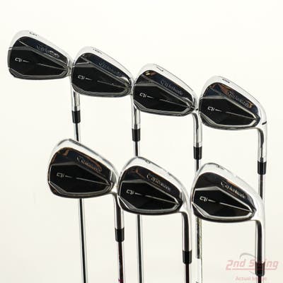 TaylorMade Qi Iron Set 5-PW AW FST KBS MAX 85 MT Steel Stiff Right Handed -1/4"