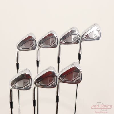 Mint Srixon ZXi5 Iron Set 4-PW True Temper Dynamic Gold Mid 115 S300 Steel Stiff Left Handed STD