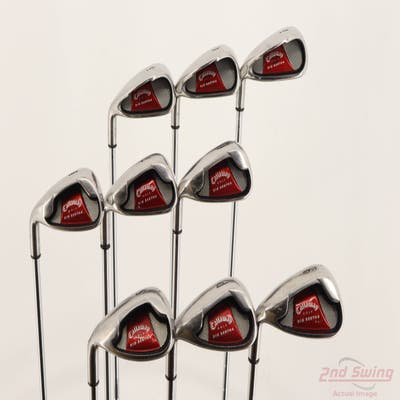 Callaway 2008 Big Bertha Iron Set 3-PW SW Callaway Big Bertha Steel Steel Uniflex Left Handed +1/4"