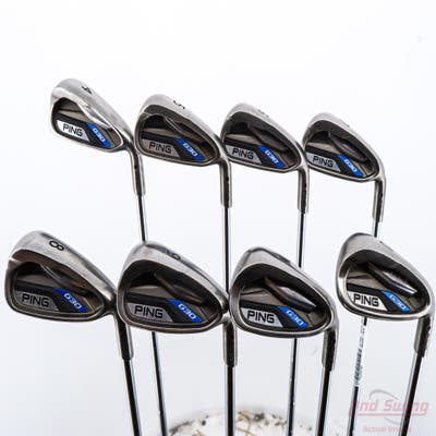 Ping G30 Iron Set 4-PW AW Ping CFS Distance Steel Stiff Right Handed Black Dot STD