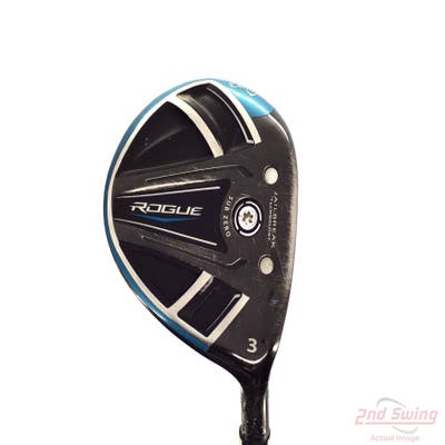 Callaway Rogue Sub Zero Fairway Wood 3 Wood 3W 15° Mitsubishi Diamana 'Ahina 70 Graphite Stiff Right Handed 43.25in