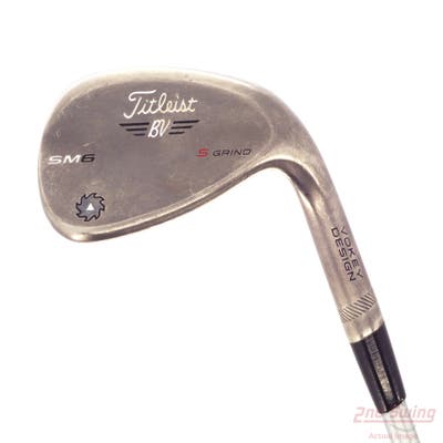 Titleist Vokey SM6 Steel Grey Wedge Sand SW 56° 10 Deg Bounce S Grind FST KBS Tour C-Taper 130 Steel X-Stiff Right Handed 35.0in