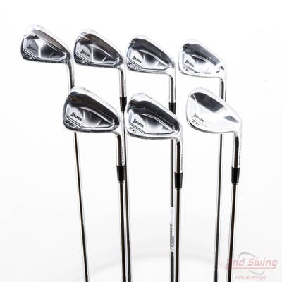 Mint Srixon ZXi7 Iron Set 5-PW AW FST KBS Tour $-Taper Steel Stiff Right Handed +1/4"