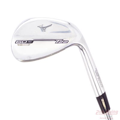 Mizuno T22 Satin Chrome Wedge Lob LW 60° 10 Deg Bounce C Grind Project X Rifle 6.0 Steel Stiff Right Handed 36.0in