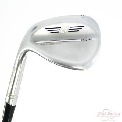 Titleist Vokey SM9 Tour Chrome Wedge Lob LW 58° 10 Deg Bounce S Grind Stock Steel Shaft Steel Wedge Flex Left Handed 35.5in