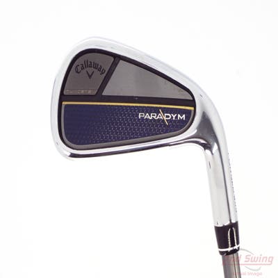 Callaway Paradym Single Iron 7 Iron Project X HZRDUS Silver Gen4 75 Graphite Stiff Right Handed 36.75in