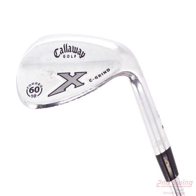 Callaway X-Series Chrome Wedge Lob LW 60° 10 Deg Bounce C Grind True Temper Dynamic Gold Steel Wedge Flex Right Handed 35.0in
