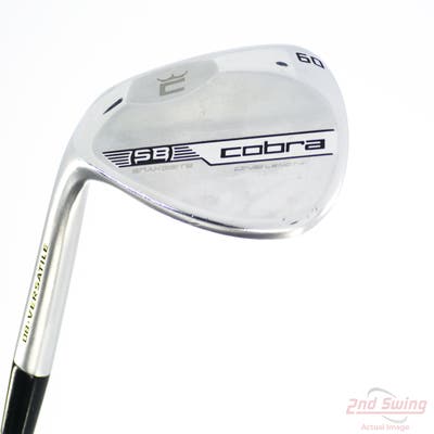 Cobra 2023 KING SB One Length Wedge Lob LW 60° 8 Deg Bounce FST KBS Hi-Rev 2.0 125 Steel Stiff Left Handed 37.5in