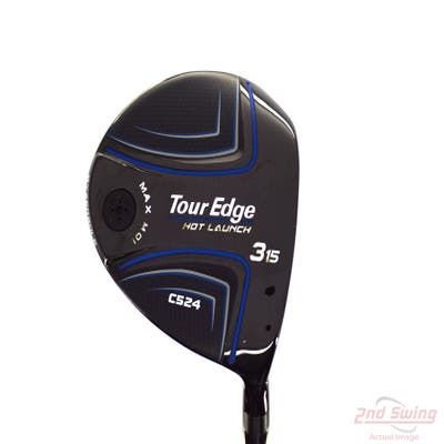 Tour Edge Hot Launch C524 Fairway Wood 3 Wood 3W 15° Aldila Ascent PL 50 Graphite Senior Right Handed 43.0in