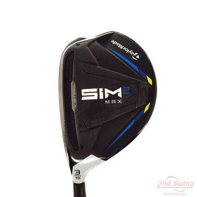 TaylorMade SIM2 MAX Fairway Wood 3 Wood 3W 15° Fujikura Ventus Blue 5 FW Graphite Regular Left Handed 43.5in
