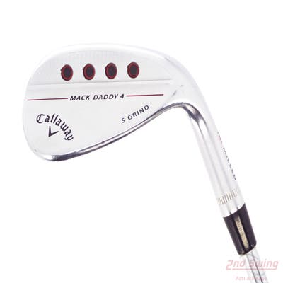 Callaway Mack Daddy 4 Chrome Wedge Sand SW 54° 10 Deg Bounce S Grind True Temper Dynamic Gold Tour Issue S200 Steel Stiff Right Handed 35.25in