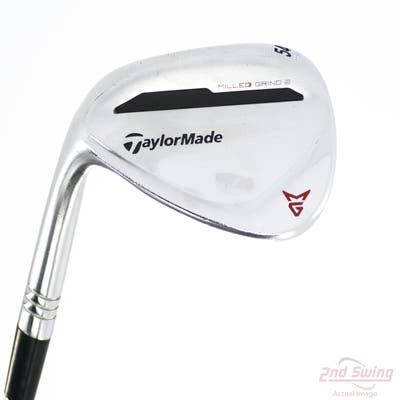 TaylorMade Milled Grind 2 Chrome Wedge Sand SW 54° 11 Deg Bounce SB True Temper Dynamic Gold Steel Wedge Flex Left Handed 35.0in