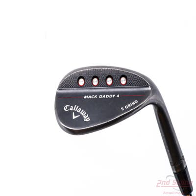 Callaway Mack Daddy 4 Black Wedge Sand SW 56° 10 Deg Bounce S Grind True Temper Dynamic Gold Tour Issue S200 Steel Stiff Right Handed 35.5in
