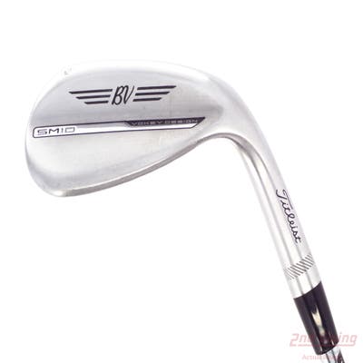 Titleist Vokey SM10 Tour Chrome Wedge Lob LW 60° 10 Deg Bounce S Grind True Temper AMT Tour Silver Steel Stiff Right Handed 35.25in