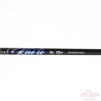Used W/ TaylorMade RH Adapter Mitsubishi Golf Kai'li Blue DarkWave 75 Fairway Shaft Stiff 41.0in