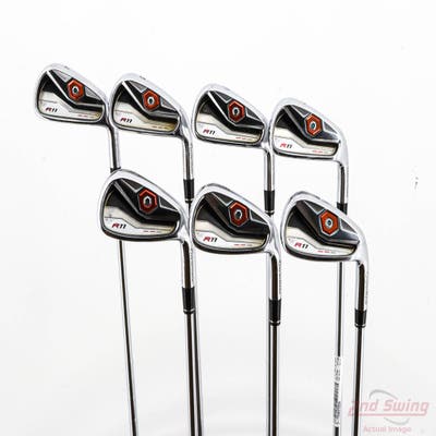 TaylorMade R11 Iron Set 4-PW FST KBS 90 Steel Stiff Right Handed +1/4"