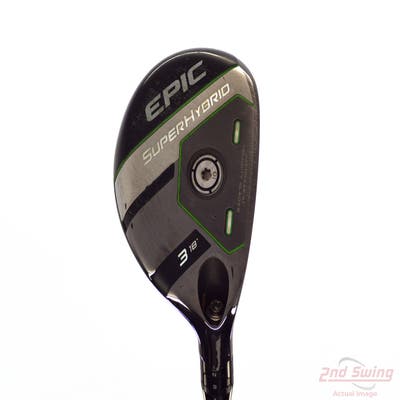 Callaway EPIC Super Hybrid 3 Hybrid 18° Aerotech SteelFiber fc75 Steel Stiff Right Handed 43.0in