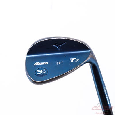 Mizuno T7 Blue Ion Wedge Sand SW 55° 13 Deg Bounce Stock Steel Shaft Steel Wedge Flex Right Handed 37.0in