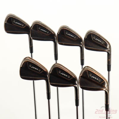 Callaway Apex Ai200 Brushed Copper Iron Set 4-PW True Temper Dynamic Gold Mid 100 S300 Steel Stiff Right Handed STD