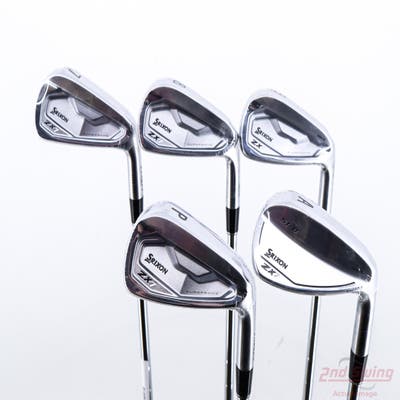 Mint Srixon ZX7 MK II Iron Set 7-PW AW FST KBS Tour Lite Steel Stiff Right Handed +1/2"