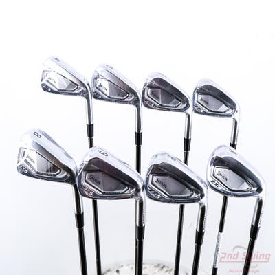 Mint Srixon ZXi5 Iron Set 4-PW AW FST KBS $-Taper Black PVD Steel Stiff Right Handed +1/2"