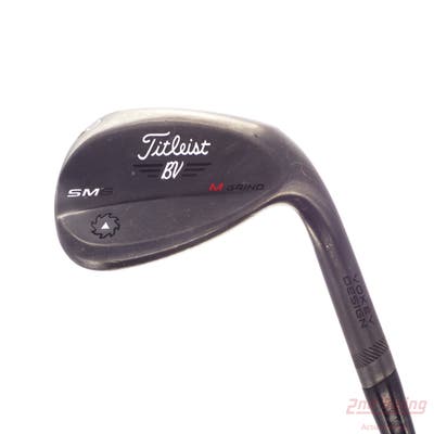Titleist Vokey SM6 Jet Black Wedge Lob LW 60° 8 Deg Bounce M Grind SM6 BV Steel Wedge Flex Right Handed 35.0in