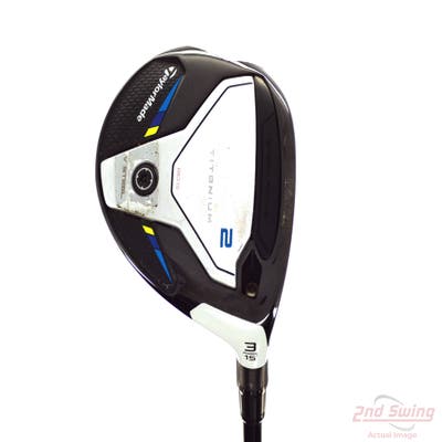 TaylorMade SIM2 Titanium Fairway Wood 3 Wood 3W 15° Mitsubishi Tensei AV Blue Raw 65 Graphite Regular Right Handed 43.0in