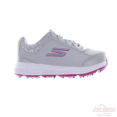 New Womens Golf Shoe Skechers Go Golf 6.5 Grey/Pink MSRP $80 123067