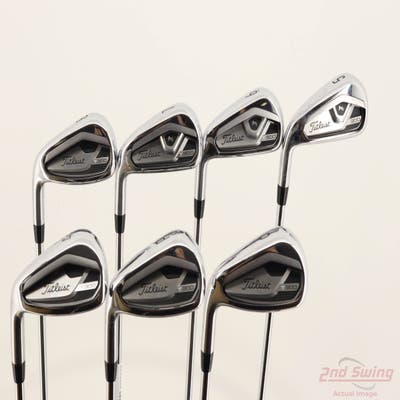Titleist 2021 T300 Iron Set 5-PW AW True Temper AMT Red S300 Steel Stiff Left Handed +1/2"