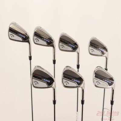 Callaway Paradym Ai Smoke Iron Set 5-PW AW True Temper Elevate MPH 95 Steel Regular Right Handed STD