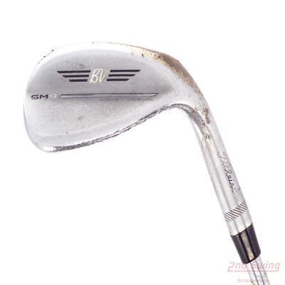 Titleist Vokey SM9 Tour Chrome Wedge Lob LW 60° 12 Deg Bounce D Grind True Temper Dynamic Gold S300 Steel Stiff Right Handed 37.25in