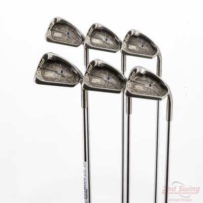 Ping ISI Iron Set 4-9 Iron Ping JZ Steel Stiff Right Handed Blue Dot +1/4"