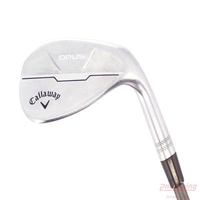 Callaway Opus Brushed Chrome Wedge Gap GW 50° 10 Deg Bounce S Grind Aerotech SteelFiber i95cw Steel Stiff Right Handed 35.5in