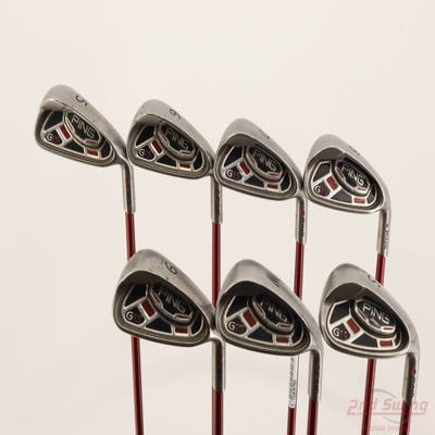 Ping G15 Iron Set 5-PW SW Ping TFC 149I Graphite Ladies Right Handed Red dot -1/2"