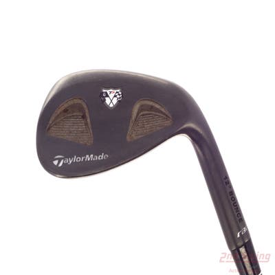 TaylorMade Rac Black TP Wedge Sand SW 56° 12 Deg Bounce Stock Steel Shaft Steel Wedge Flex Right Handed 35.5in