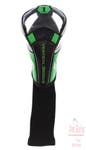 Vertical Groove Golf The Groove Driver Headcover Clear/Green/Black