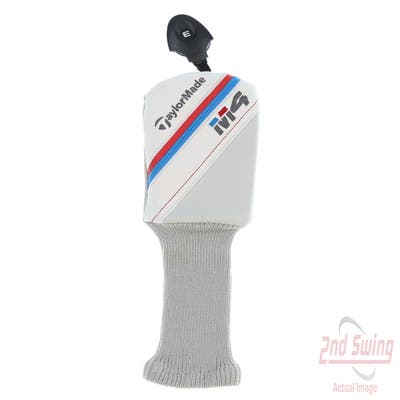 TaylorMade 2018 M4 Hybrid Headcover W/ Adjustable Tag White/Red/Blue