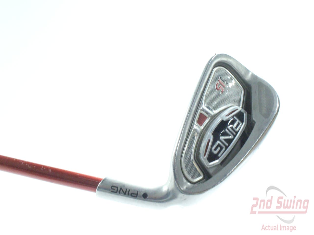 Ping i15 Single Iron 6 Iron Ping TFC 149I Graphite Stiff Right Handed Black Dot 37.25 in