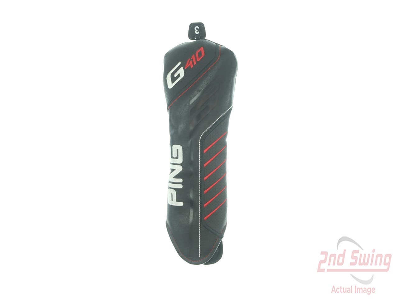 Ping G410 3 Wood Fairway Headcover Black and Red with Tag