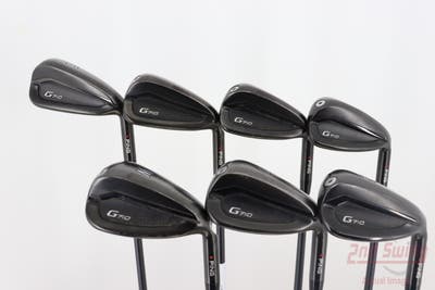Ping G710 Iron Set 6-PW GW SW ALTA CB Red Graphite Senior Right Handed Red dot 37.5in