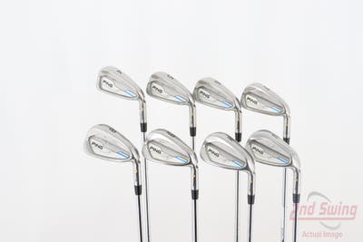 Ping 2015 i Iron Set 4-PW GW Ping CFS Distance Steel Stiff Right Handed Yellow Dot 37.75in