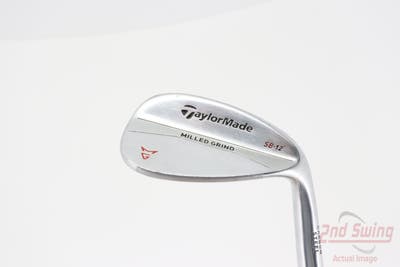 TaylorMade Milled Grind Satin Chrome Wedge Sand SW 56° 12 Deg Bounce SB True Temper Dynamic Gold Steel Wedge Flex Right Handed 34.75in