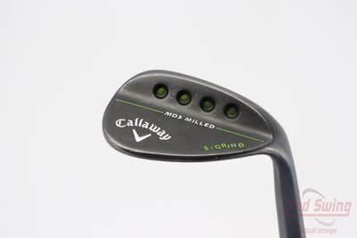 Callaway MD3 Milled Black S-Grind Wedge Sand SW 54° 10 Deg Bounce S Grind Dynamic Gold TI Onyx S400 Steel Stiff Right Handed 35.0in