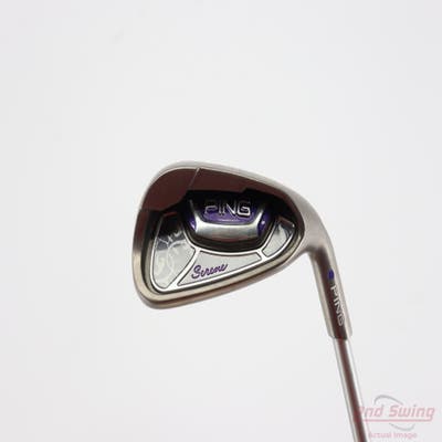 Ping Serene Single Iron 9 Iron Ping ULT 210 Ladies Ultra Lite Graphite Ladies Right Handed Purple dot 35.75in